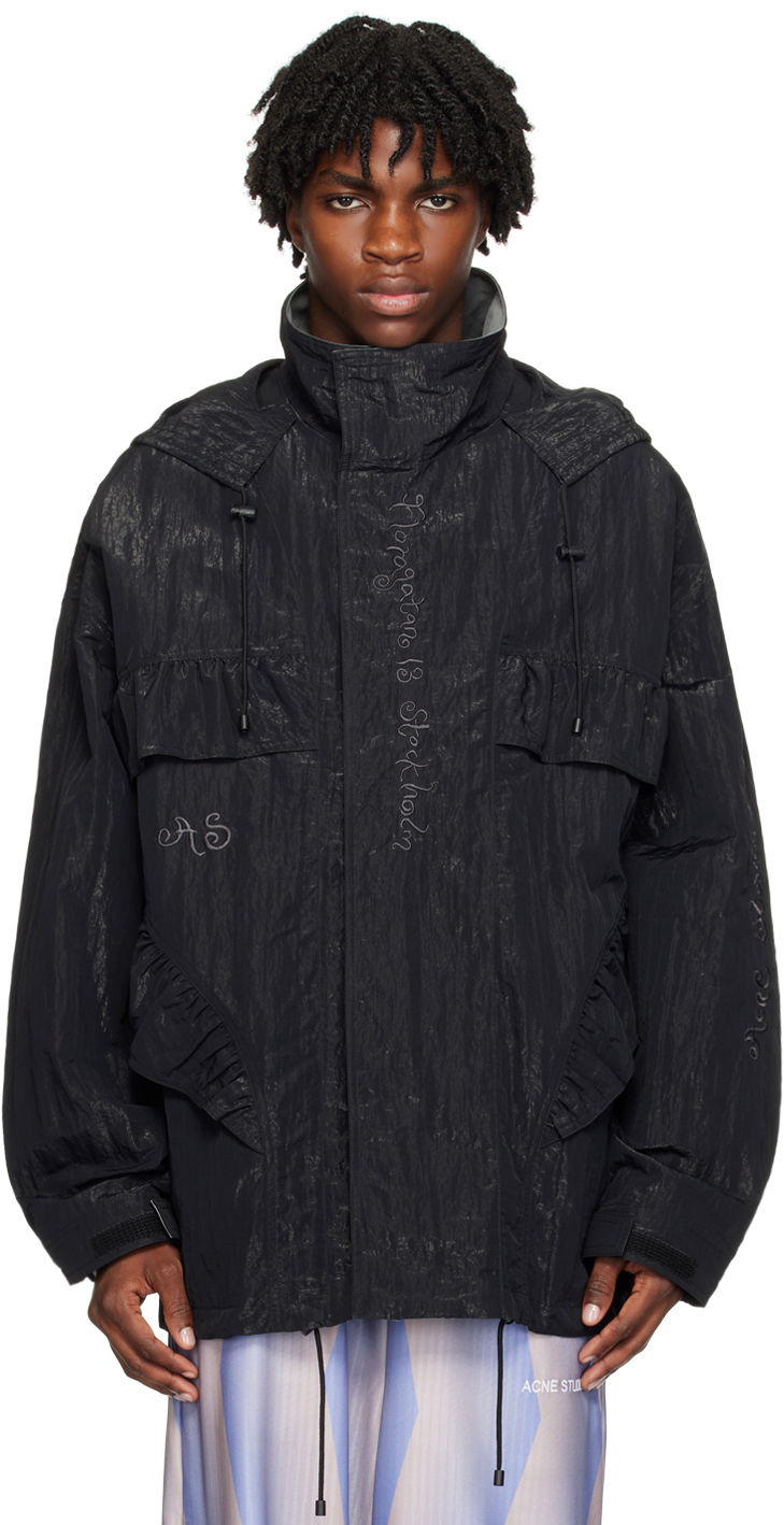 Яке Acne Studios Embroidered Черно | B90715-, 0