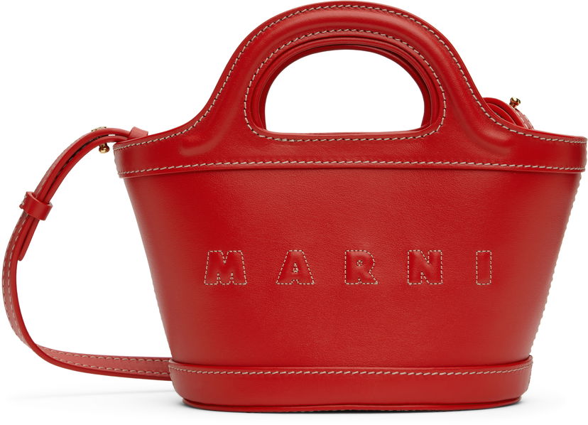 Чанта през рамо Marni Tropicalia Shoulder Bag Червено | M01291-LV589