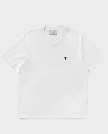 Тениска AMI Contrasted Ami De Coeur T-Shirt Бяло | HTS346.724-100, 1