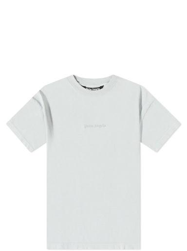 Тениска Palm Angels Reverse Logo Tee Бяло | PMAA001S23JER0040505