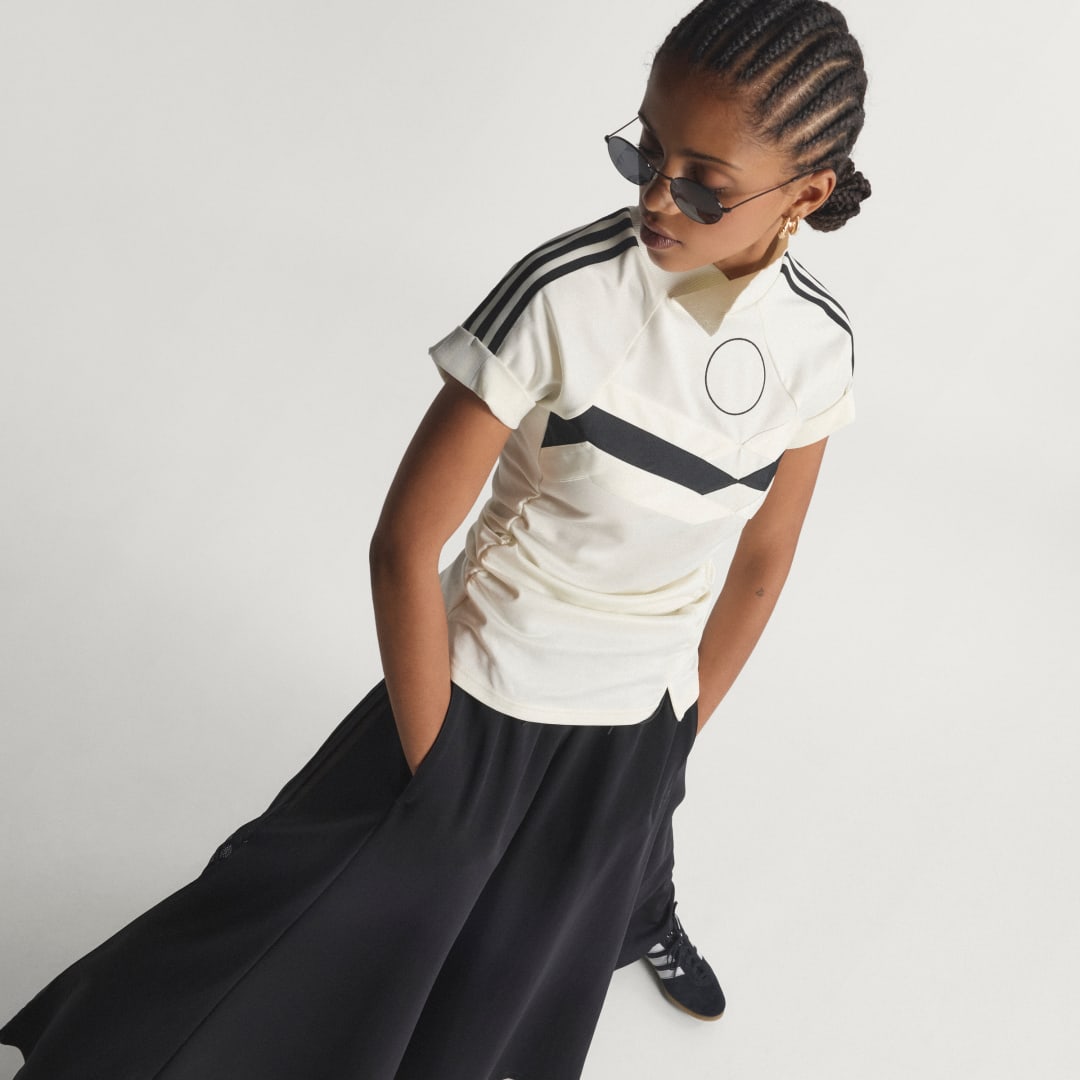 Тениска adidas Performance Reconstructed Mock Neck Short Sleeve Top Бяло | KC6531, 0