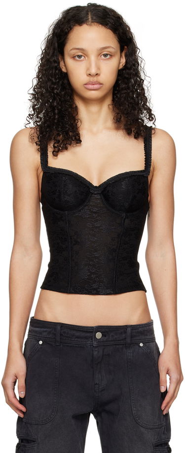 Сутиен GUIZIO Guizio Sella Lace Corset Top Черно | R24116K034, 0