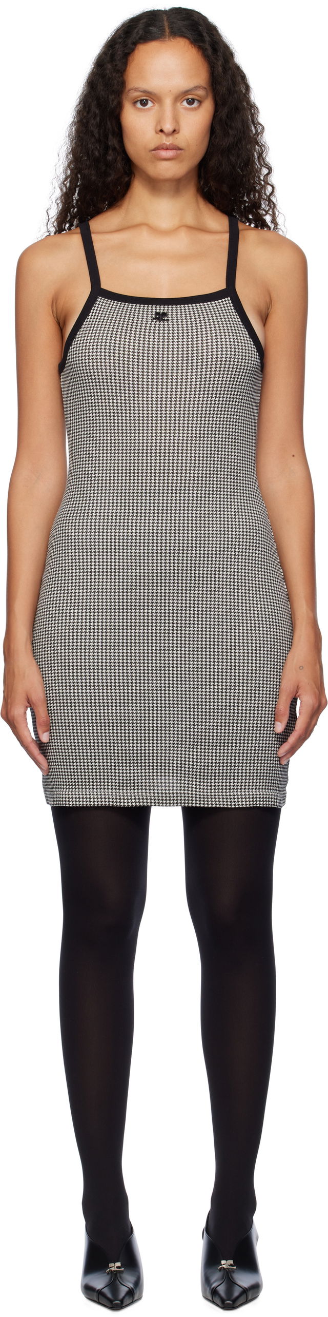 Courrèges Houndstooth Mini Dress