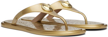 Аксесоари Versace Versace Alia Metallic Flat Sandals Металик | 1016248_1A14478, 3