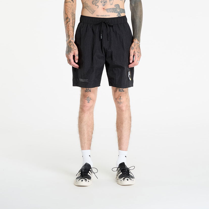 Къси панталони Pleasures PLEASURES Daft Club Crush Hiking Shorts Черно | P25DP013-BLACK