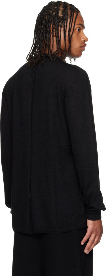 Пуловер Rick Owens Rick Owens Concordians Oversized Level Sweater Черно | RU02E1627 WSL, 2