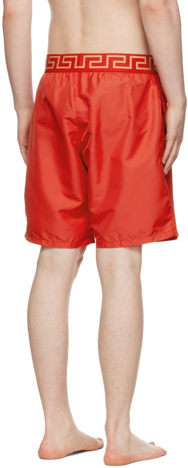 Къси панталони Versace Versace Greca Border Swim Shorts Черно | ABU01023A232415, 2