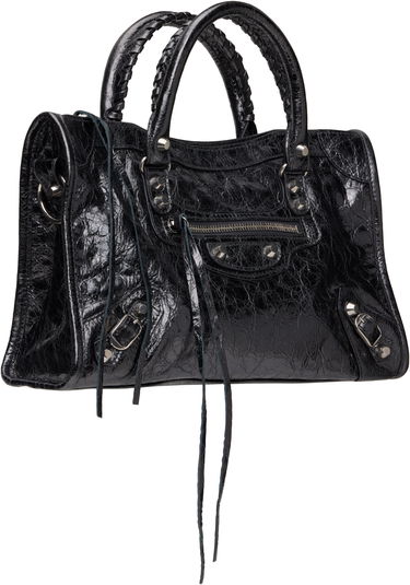 Голяма пазарска чанта Balenciaga 'Le City' Small Leather Bag Черно | 811442 2AA9R, 1