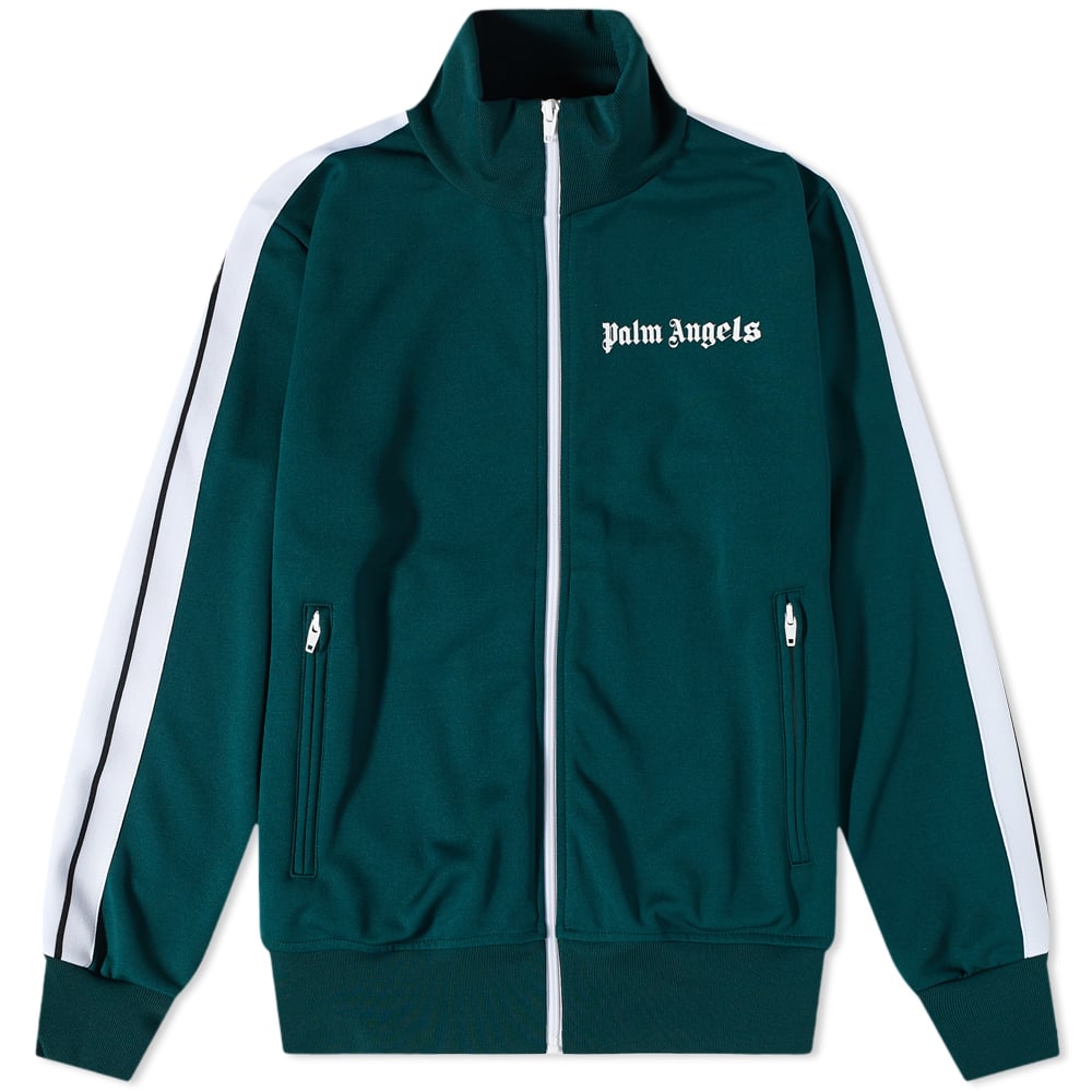 Яке бомбър Palm Angels Taped Track Jacket Зелено | PMBD001C99FAB0015501, 0