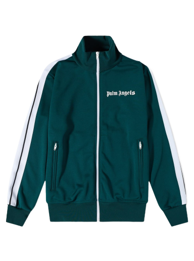 Яке бомбър Palm Angels Taped Track Jacket Зелено | PMBD001C99FAB0015501