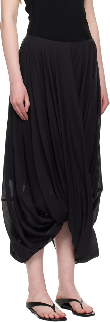 Пола TOTEME TOTEME Cocoon Maxi Skirt Черно | 253-WRB0306-FB0430, 1