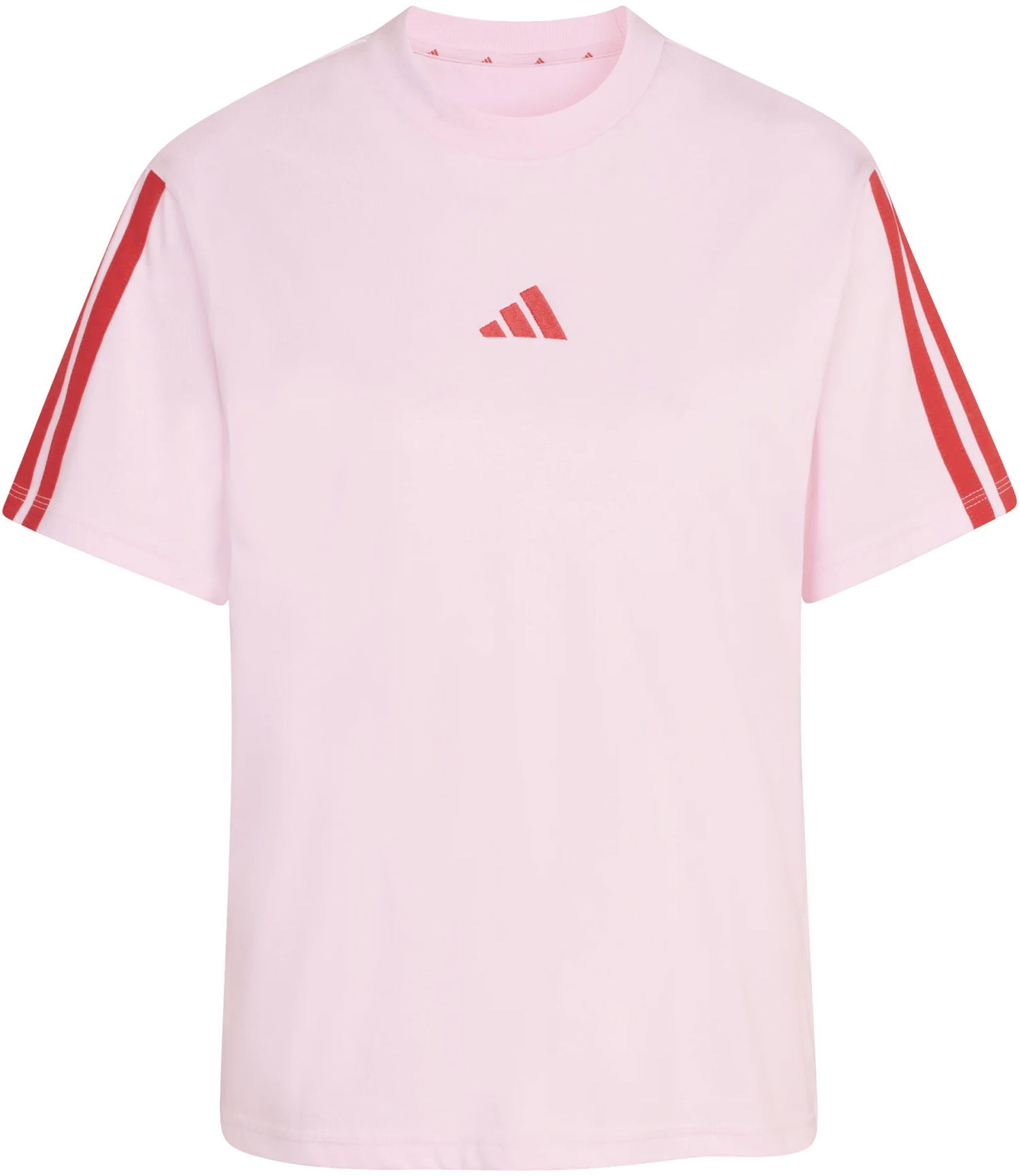 Тениска adidas Originals Short Sleeve T-Shirt Essentials 3 Stripes Розово | kc5199, 0