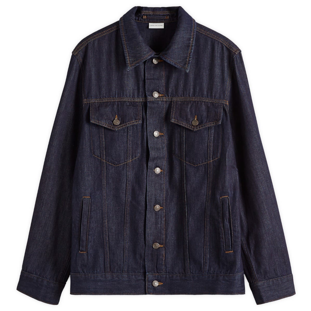 Яке Dries Van Noten Dries Van Noten Vipin Denim Jacket, Size Large Синьо | 251-020503-1552-507, 0