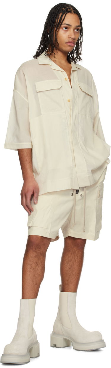 Риза Rick Owens Rick Owens Hollywood Magnum Tommy Shirt Бежово | RU01E5298 CV, 3