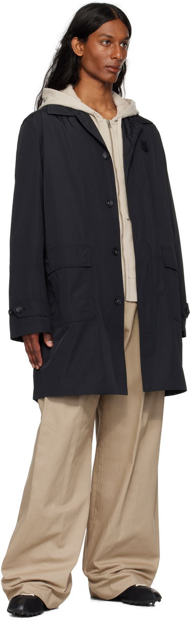 Палта MAISON KITSUNÉ Maison Kitsuné Light Mac Coat Черно | OM02212WQ4044, 3