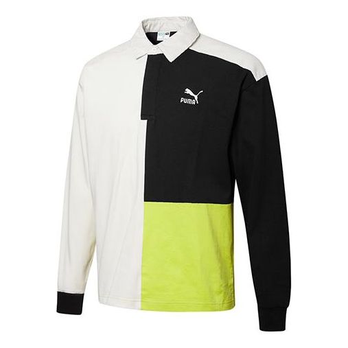 Поло тениска Puma Retro Color Block Polo Бяло | 534680-93, 0