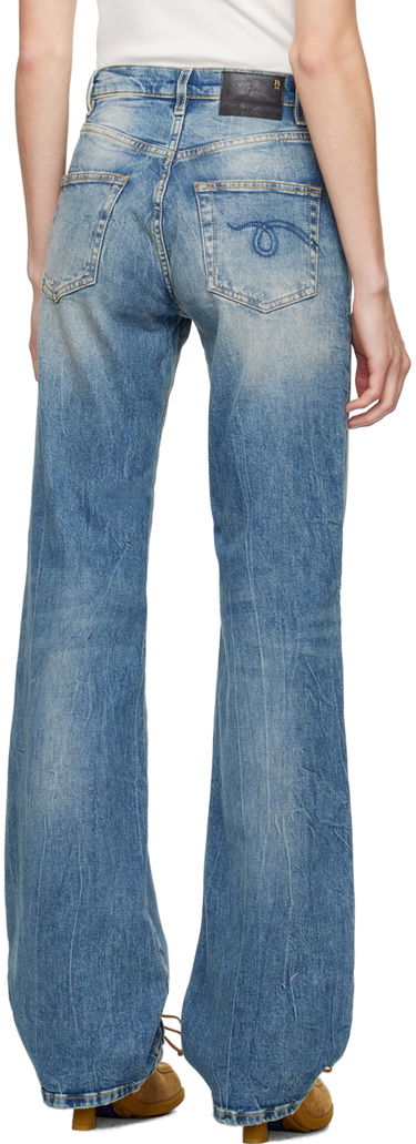 Дънки R13 R13 Jane Wide Leg Jeans Синьо | R13W7020 D081A, 2