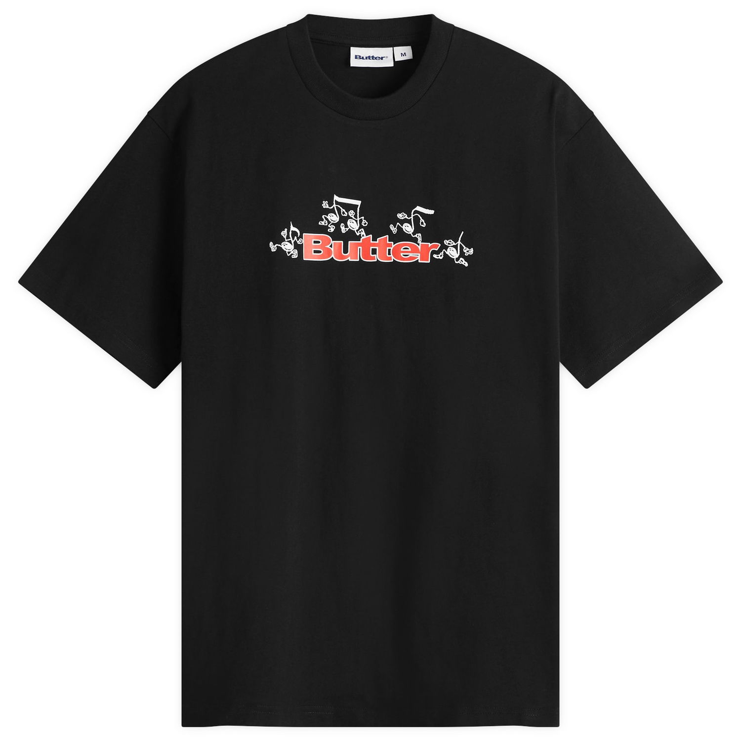 Тениска Butter Goods Tempo Logo T-Shirt, Size Large Черно | BG252100-BLK, 1