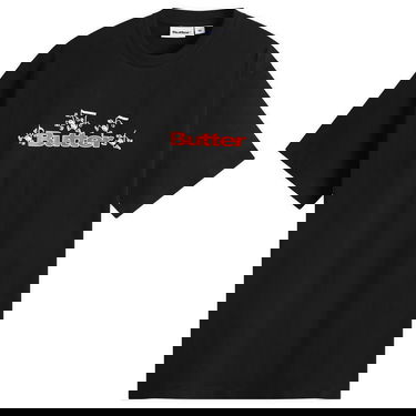 Тениска Butter Goods Tempo Logo T-Shirt, Size Large Черно | BG252100-BLK, 1