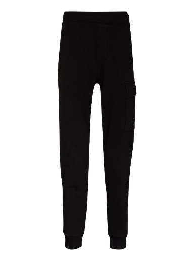 Спортни панталони C.P. Company Diagonal Raised Fleece Sweatpants Черно | 12CMSP017A005086W999