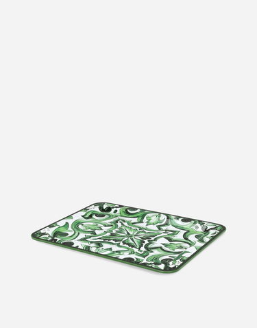 Домашен декор Dolce & Gabbana Dolce & Gabbana Medium Rectangular Decorative Tray Зелено | TC0018TCA69UV001, 2