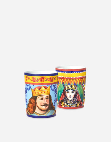 Домашен декор Dolce & Gabbana Gift Box With 2 Porcelain Glasses Onesize Многоцветен | TC0S22TCM08UC156, 1