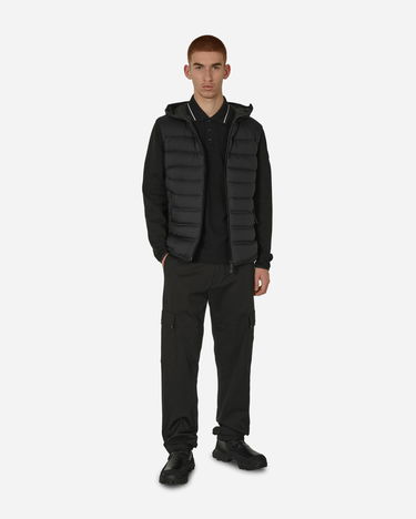 Яке Moncler Matt Black Padded Zip-Up Cardigan Черно | 8G00002809KZ 999, 4