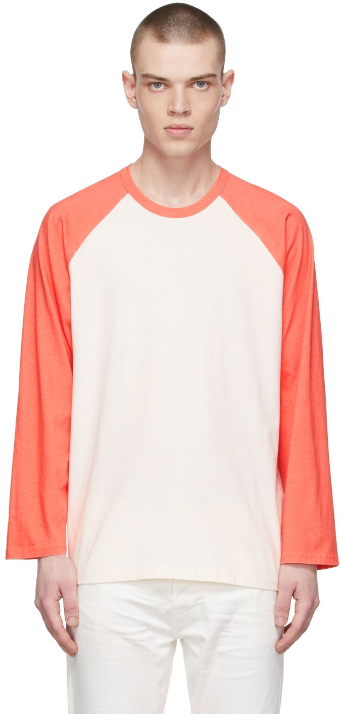 Тениска John Elliott Raglan Long Sleeve T-Shirt Бяло | A249A25450A, 0