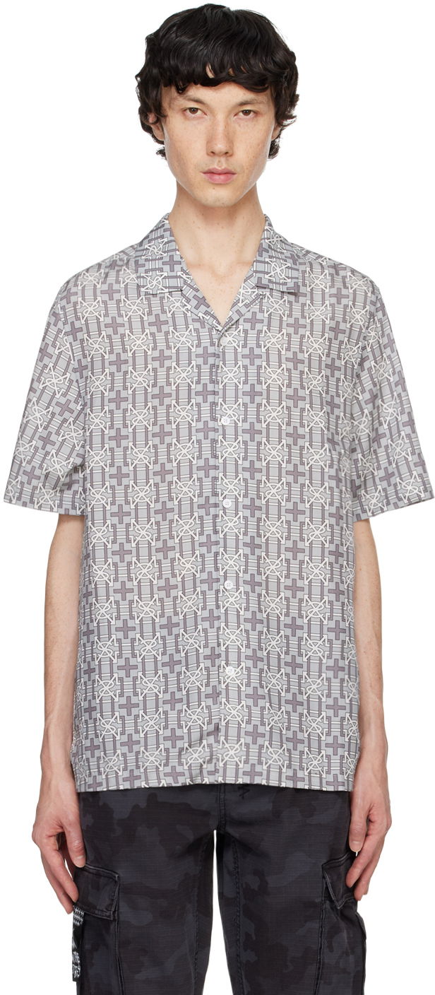 Риза Ksubi Resort Shirt Сиво | MFA24SH014