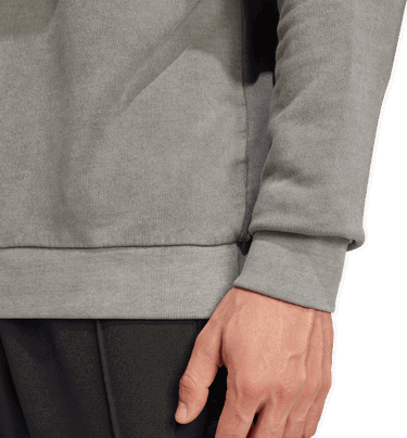 Пуловер adidas Performance Manchester United Terrace Icons Half-Zip Top Сиво | JF0384, 3