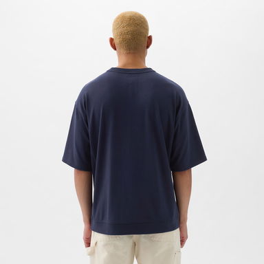 Micro Logo Tee Navy Uniform, 2