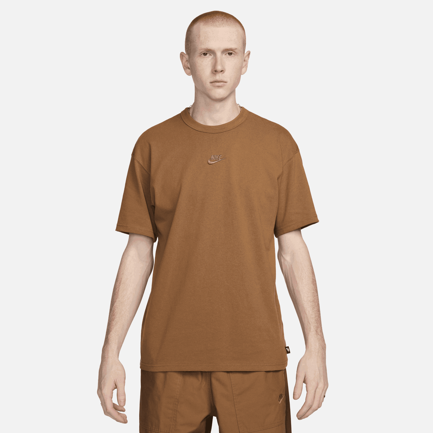 Тениска Nike Sportswear Premium Essentials Кафяво | DO7392-281, 0