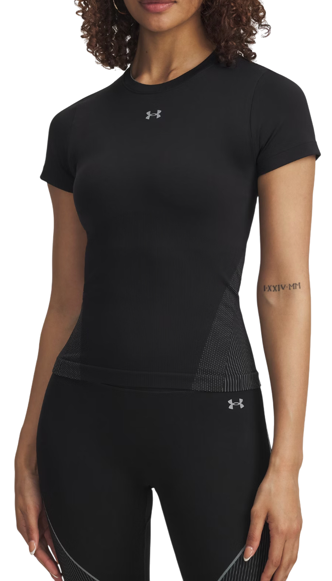 Тениска Under Armour Vanish Seamless Short Sleeve T-Shirt Черно | 6000642-001