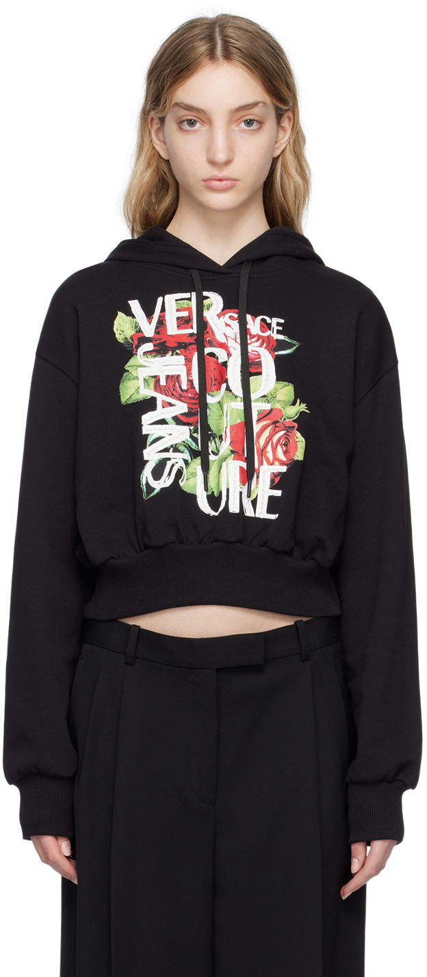 Суитчър Versace Jeans Couture Graphic Hoodie Черно | E74HAIF03ECF02F, 0