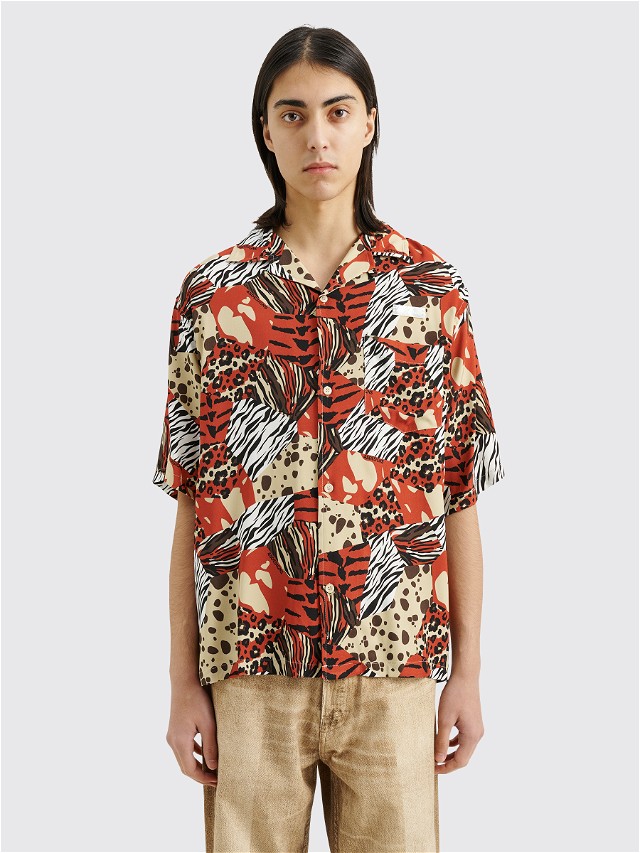 Wide Camp Shirt Multi Color
