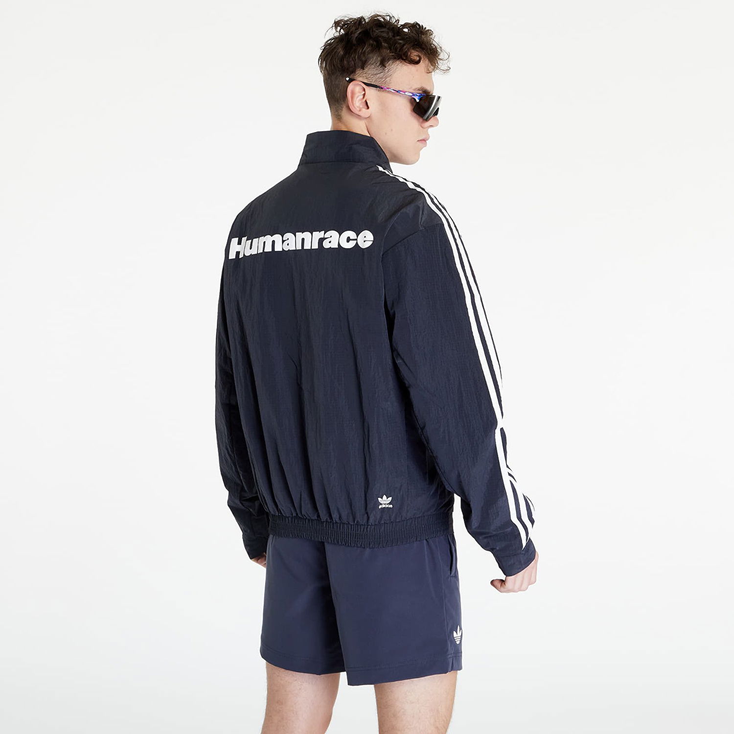 Ветровка adidas Originals Pharrell Williams Humanrace x Shell Jacket Тъмно синьо | HT9996, 1