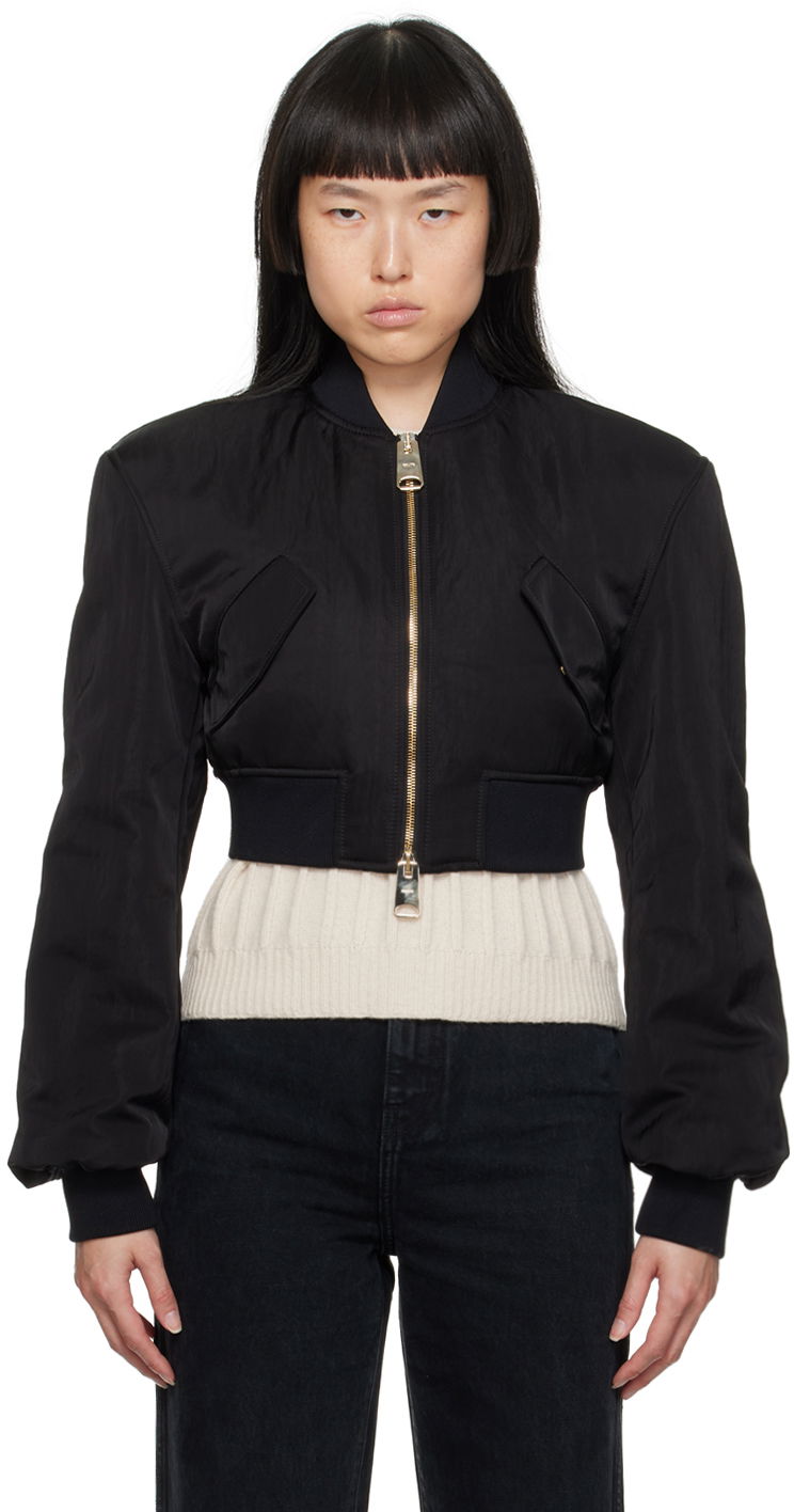 Яке Khaite Black Reggie Jacket Черно | 61204080, 0