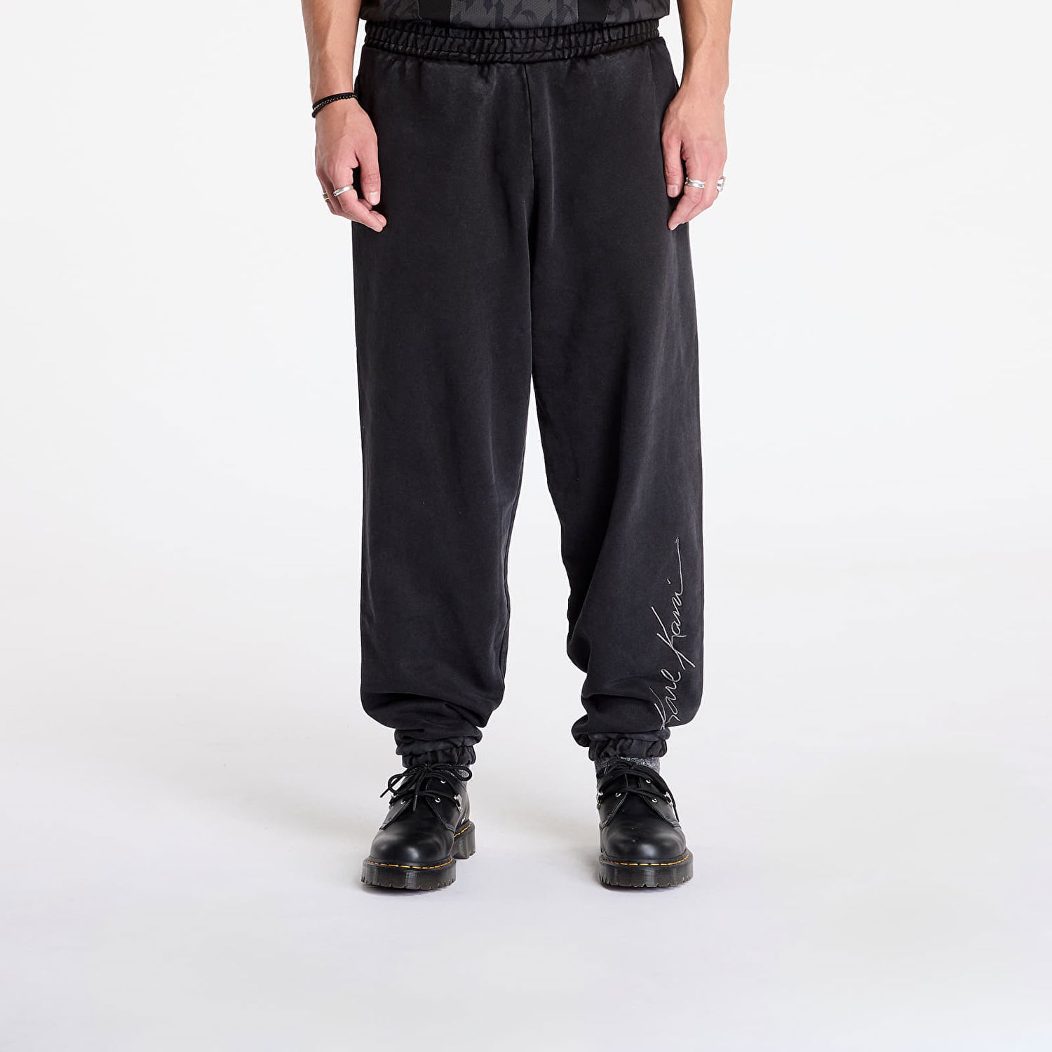 Спортни панталони Karl Kani Autograph Heavy Os Sweatpants Black S Черно | 60030052, 0