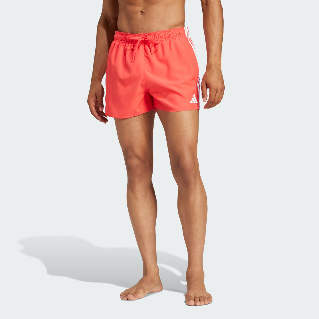 Бански adidas Performance 3-Stripes Swim Shorts Червено | JD4233, 0