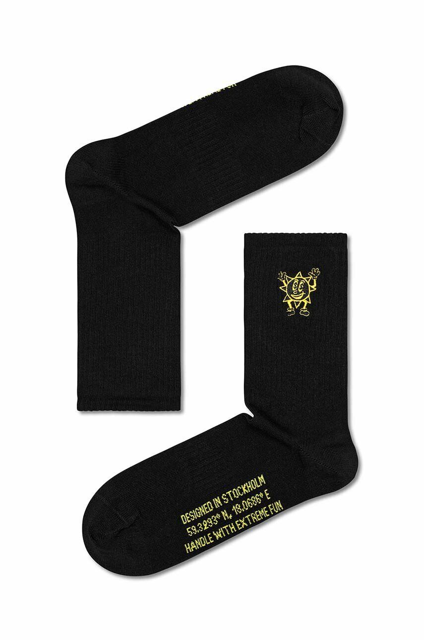 Чорапи Happy Socks Black Greetings Черно | ATGRE14.9000, 0