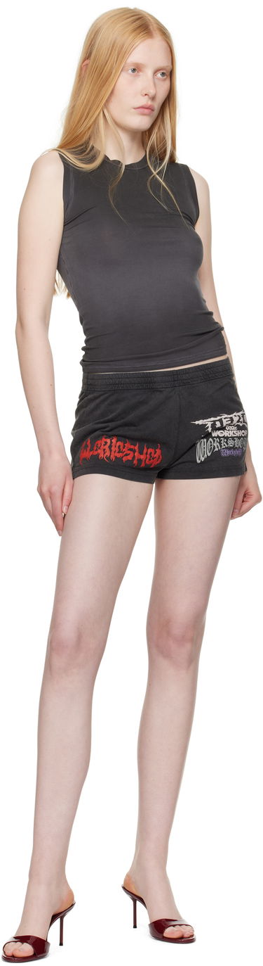Къси панталони 032C Telepresence Comfort Shorts Черно | S25-WRC-1171-050, 3