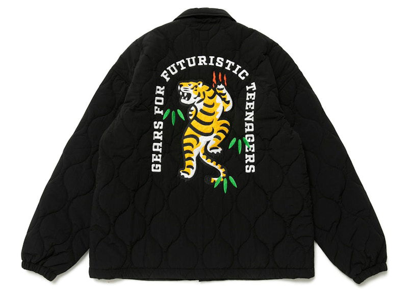 Яке Human Made Tiger Embroidered Quilted Jacket Черно | HM25JK006, 0