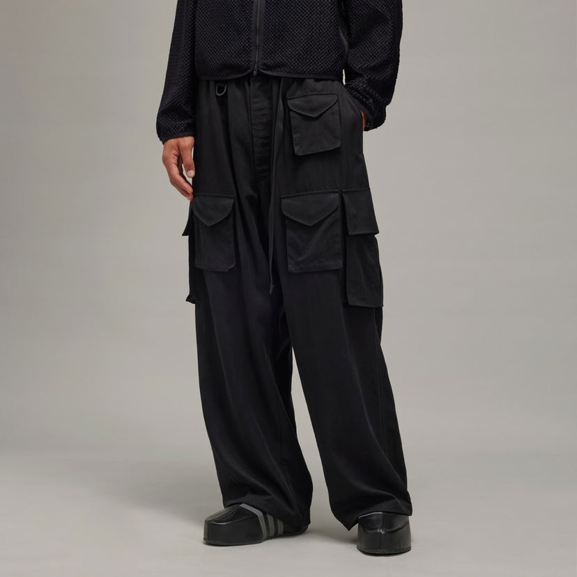 Карго панталони Y-3 Cargo Pants Refined Wool Черно | IW7453