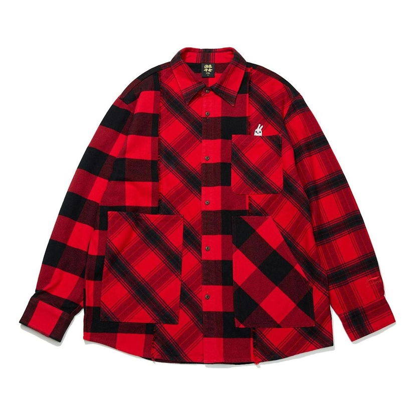Риза Li-Ning Plaid Leisure Shirt Червено | ASHT001-1