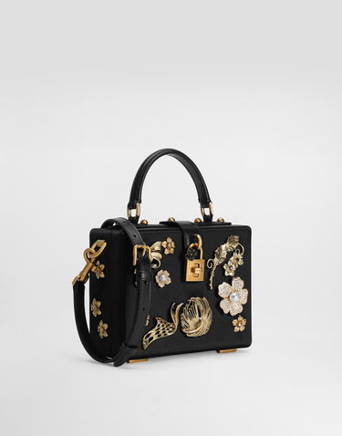 Дамска чанта Dolce & Gabbana Dolce & Gabbana Dolce Box Decorated Handbag Черно | BB5970AO75380999, 2