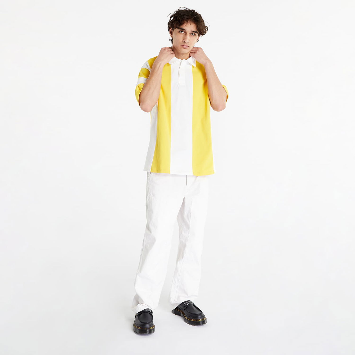 Поло тениска Tommy Hilfiger Oversized Archive Polo Star Fruit Жълто | DM0DM16300 ZGQ, 0