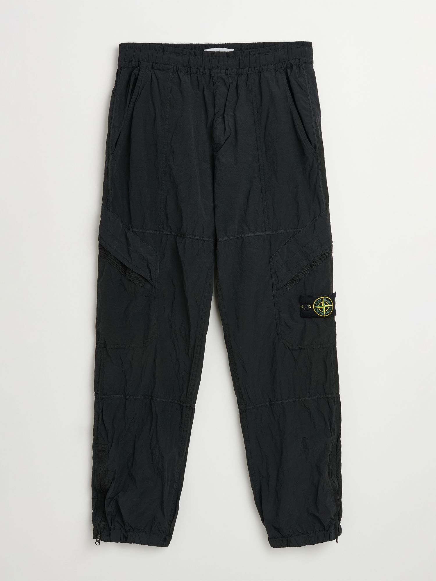 Панталони Stone Island Loose Metal Nylon Pants Черно | 801531719 V0029, 0