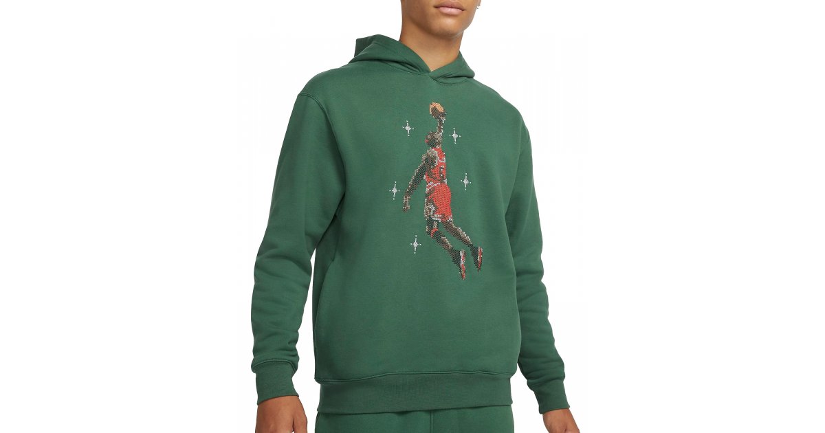Суитчър Jordan Essential Graphic Fleece Hoodie Зелено | dc9713-333, 1