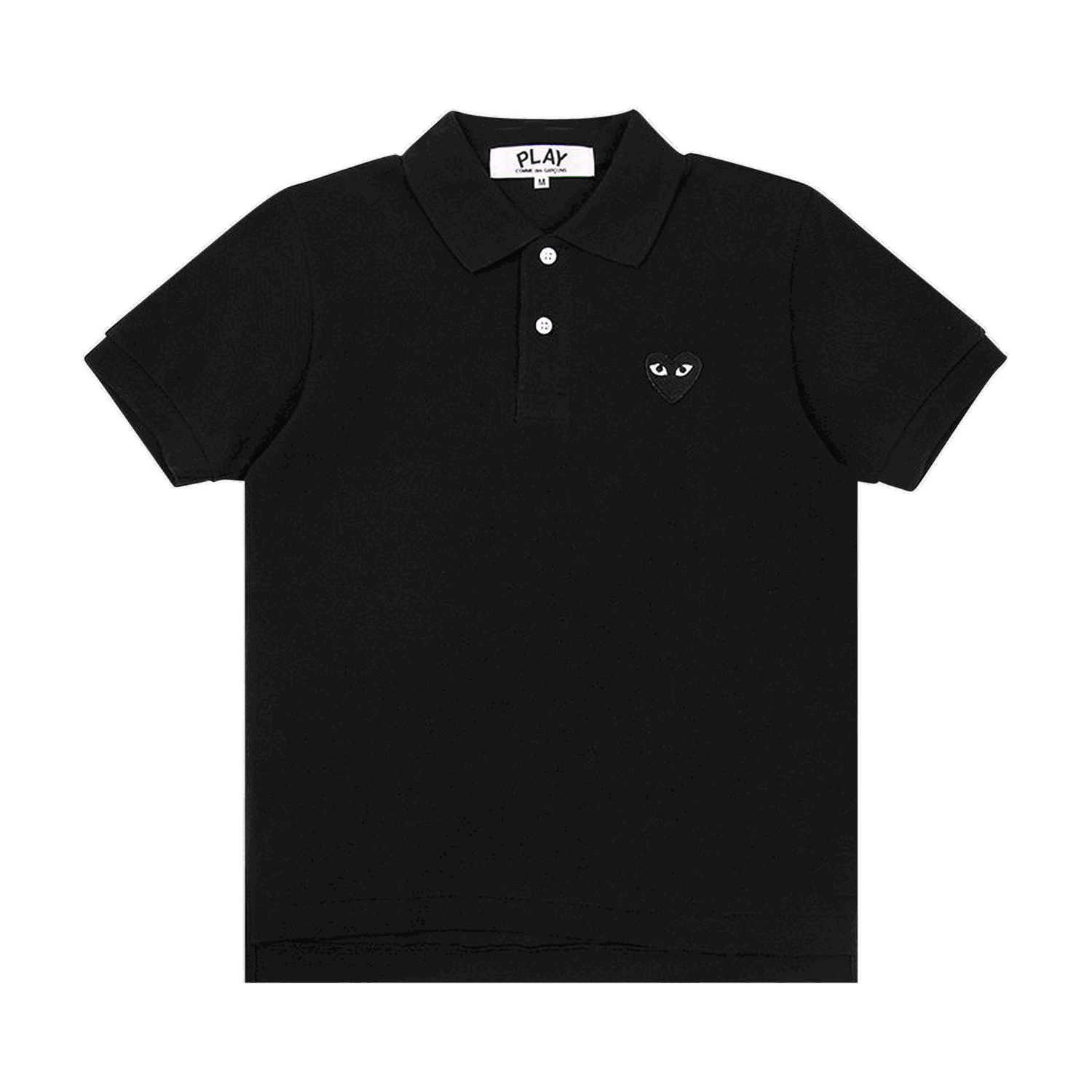 Поло тениска Comme des Garçons PLAY Black Emblem Polo Shirt Черно | AZ T065 051 1, 0