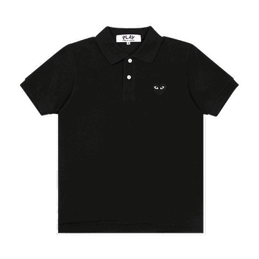 Поло тениска Comme des Garçons PLAY Black Emblem Polo Shirt Черно | AZ T065 051 1, 0